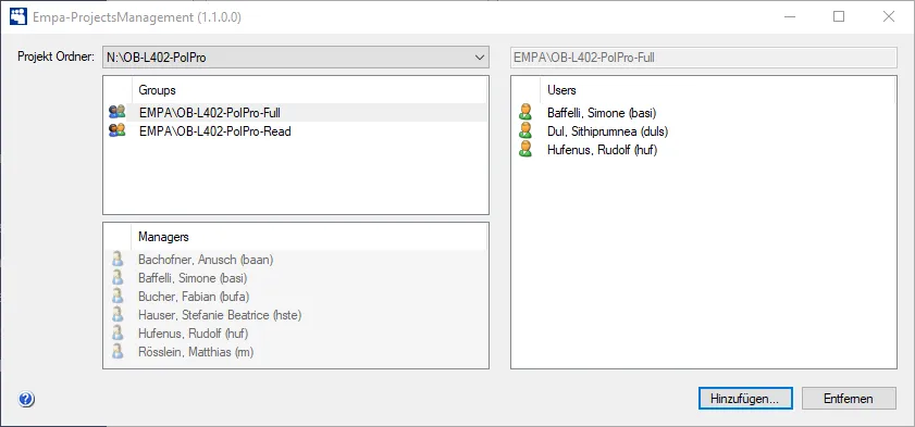 check if user was added